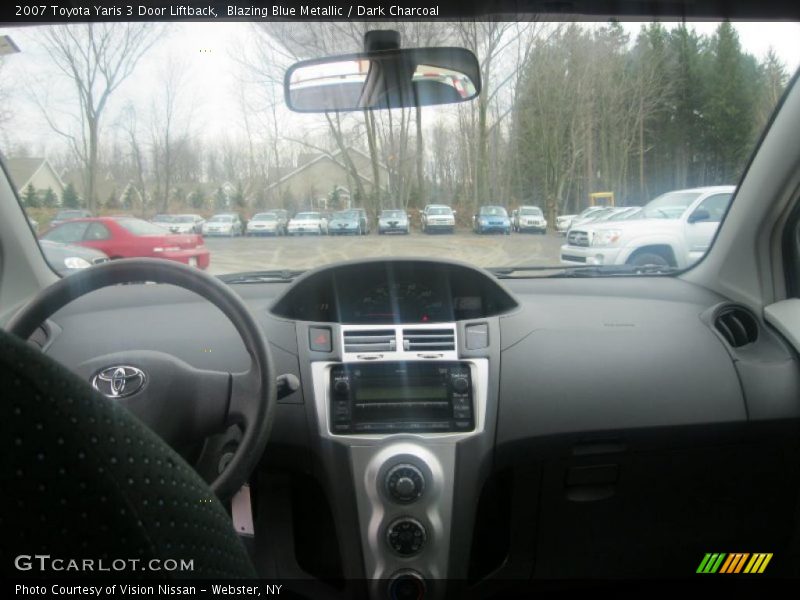 Blazing Blue Metallic / Dark Charcoal 2007 Toyota Yaris 3 Door Liftback
