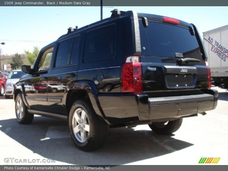 Black / Medium Slate Gray 2006 Jeep Commander