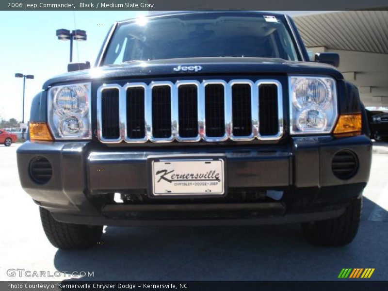 Black / Medium Slate Gray 2006 Jeep Commander
