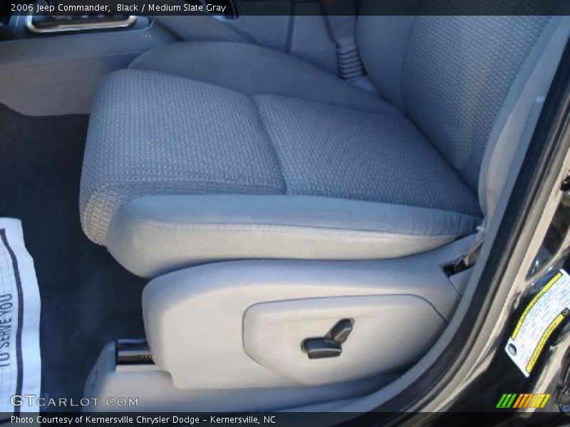 Black / Medium Slate Gray 2006 Jeep Commander