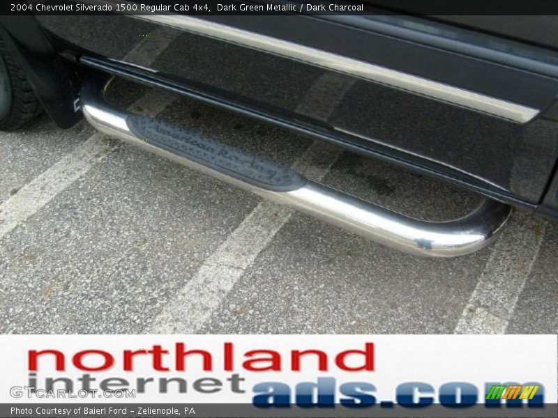 Dark Green Metallic / Dark Charcoal 2004 Chevrolet Silverado 1500 Regular Cab 4x4