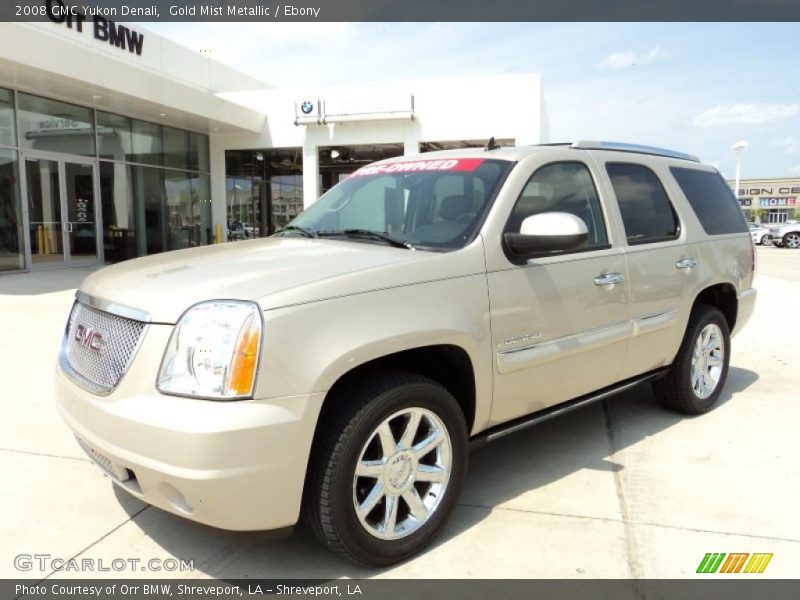 Gold Mist Metallic / Ebony 2008 GMC Yukon Denali