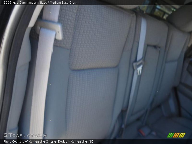 Black / Medium Slate Gray 2006 Jeep Commander