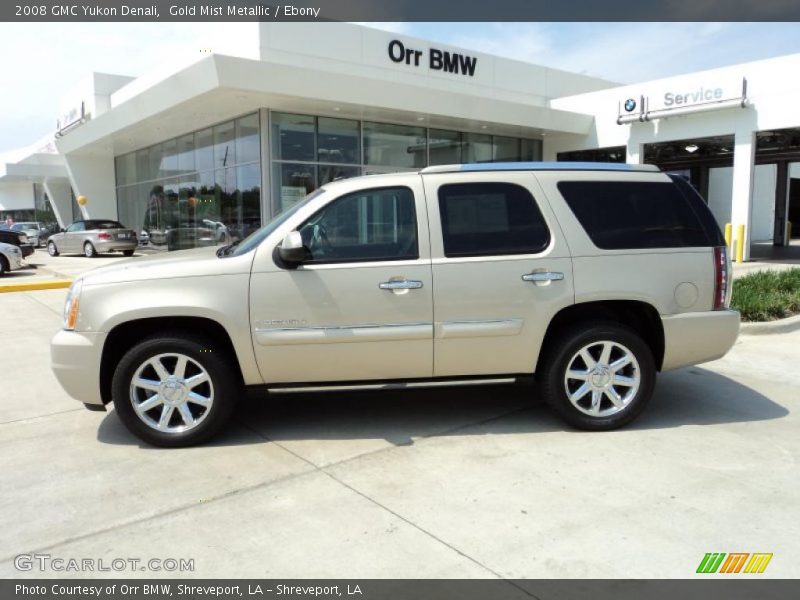 Gold Mist Metallic / Ebony 2008 GMC Yukon Denali