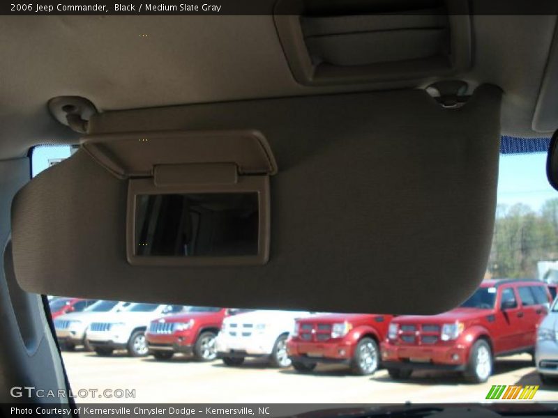 Black / Medium Slate Gray 2006 Jeep Commander