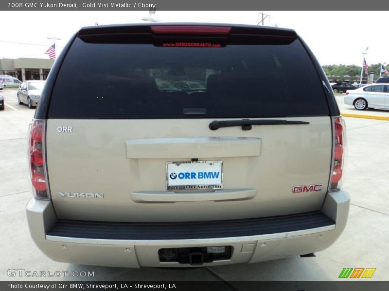 Gold Mist Metallic / Ebony 2008 GMC Yukon Denali