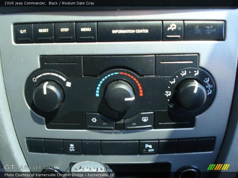 Black / Medium Slate Gray 2006 Jeep Commander