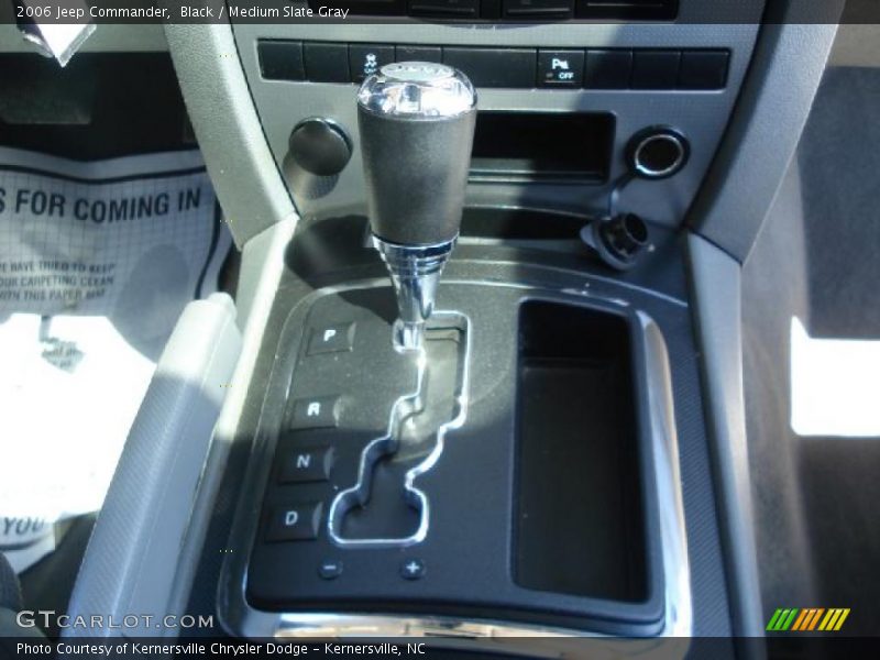 Black / Medium Slate Gray 2006 Jeep Commander