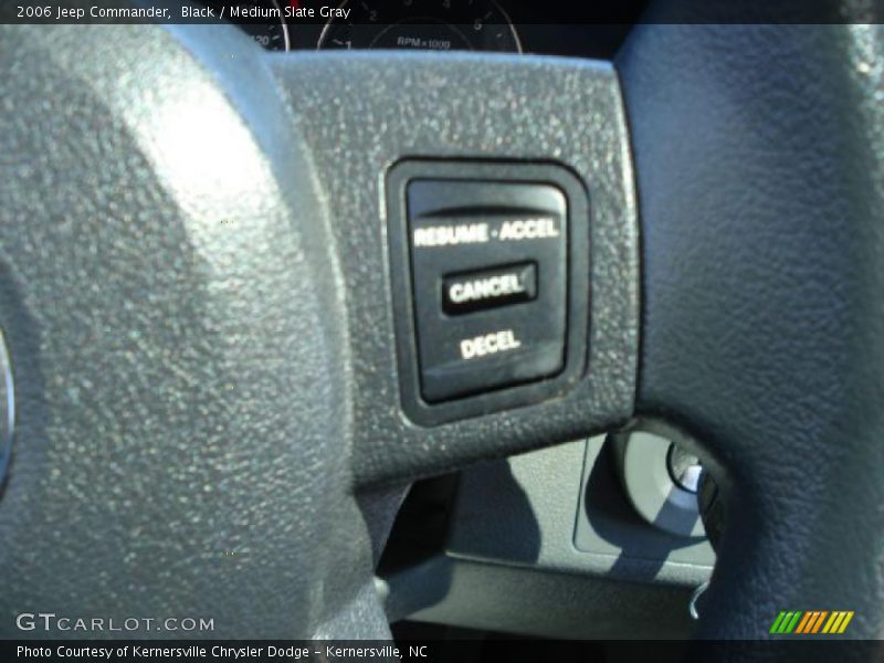 Black / Medium Slate Gray 2006 Jeep Commander