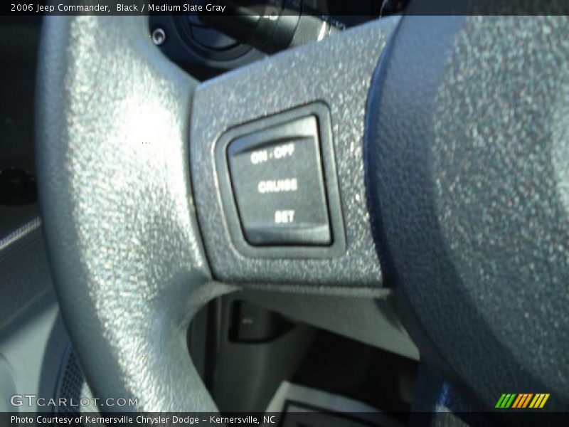 Black / Medium Slate Gray 2006 Jeep Commander