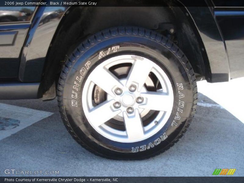 Black / Medium Slate Gray 2006 Jeep Commander