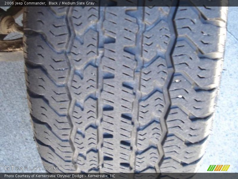 Black / Medium Slate Gray 2006 Jeep Commander