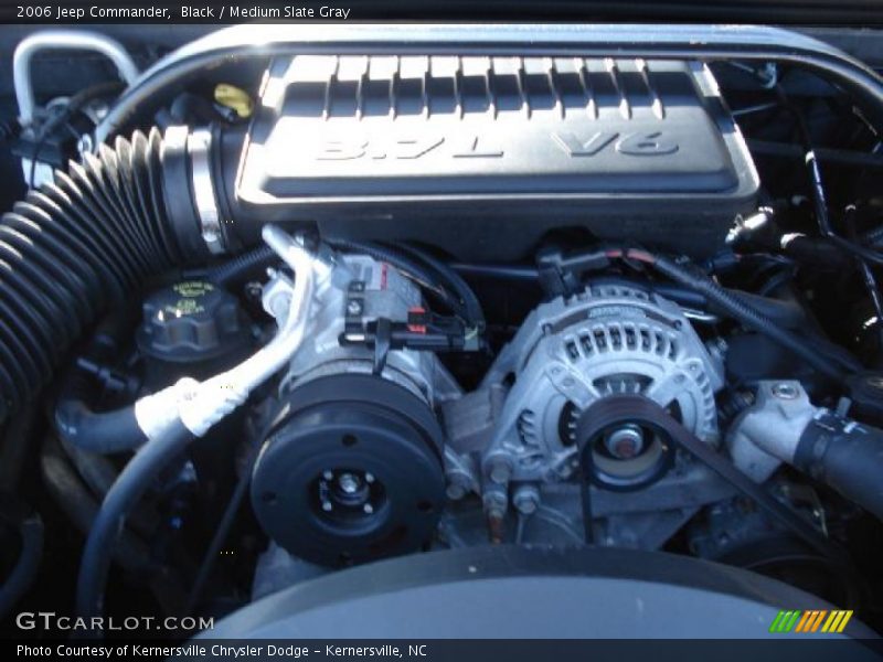 Black / Medium Slate Gray 2006 Jeep Commander