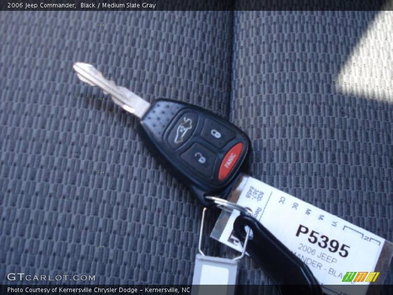Black / Medium Slate Gray 2006 Jeep Commander