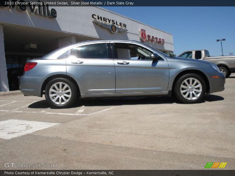 Silver Steel Metallic / Dark Slate Gray 2010 Chrysler Sebring Limited Sedan