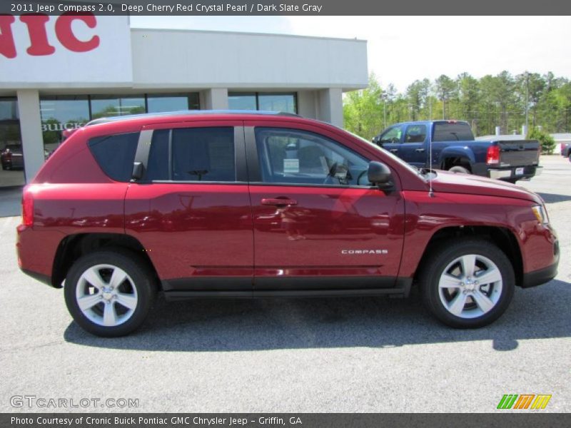 Deep Cherry Red Crystal Pearl / Dark Slate Gray 2011 Jeep Compass 2.0