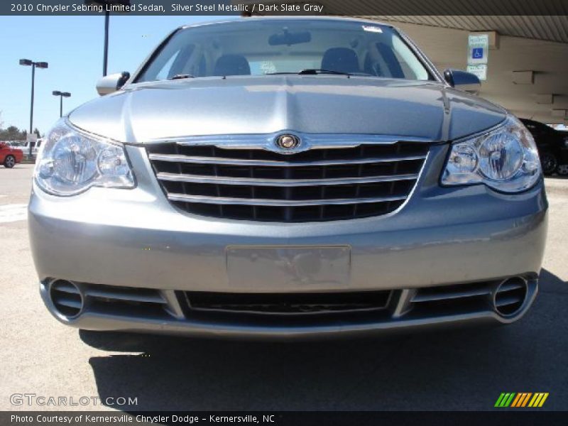 Silver Steel Metallic / Dark Slate Gray 2010 Chrysler Sebring Limited Sedan