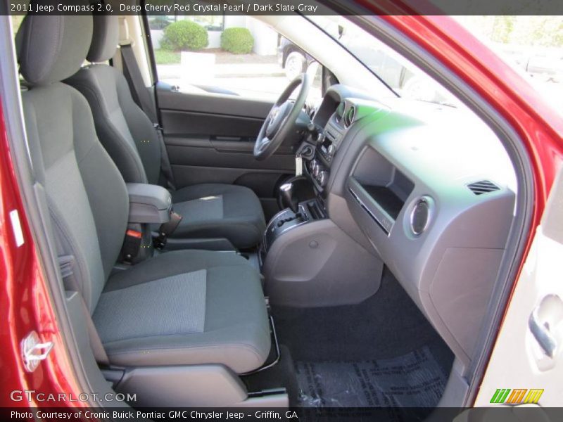 Deep Cherry Red Crystal Pearl / Dark Slate Gray 2011 Jeep Compass 2.0