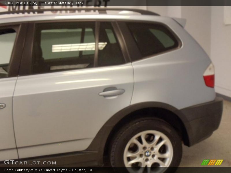 Blue Water Metallic / Black 2004 BMW X3 2.5i