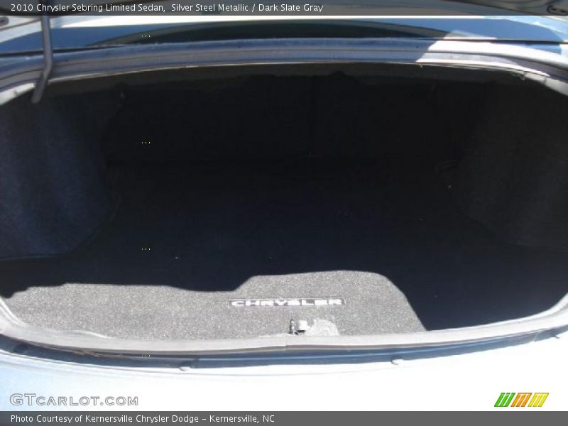 Silver Steel Metallic / Dark Slate Gray 2010 Chrysler Sebring Limited Sedan