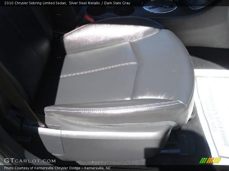 Silver Steel Metallic / Dark Slate Gray 2010 Chrysler Sebring Limited Sedan