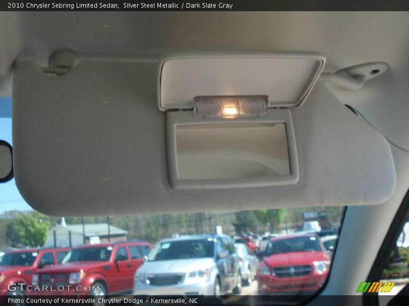 Silver Steel Metallic / Dark Slate Gray 2010 Chrysler Sebring Limited Sedan