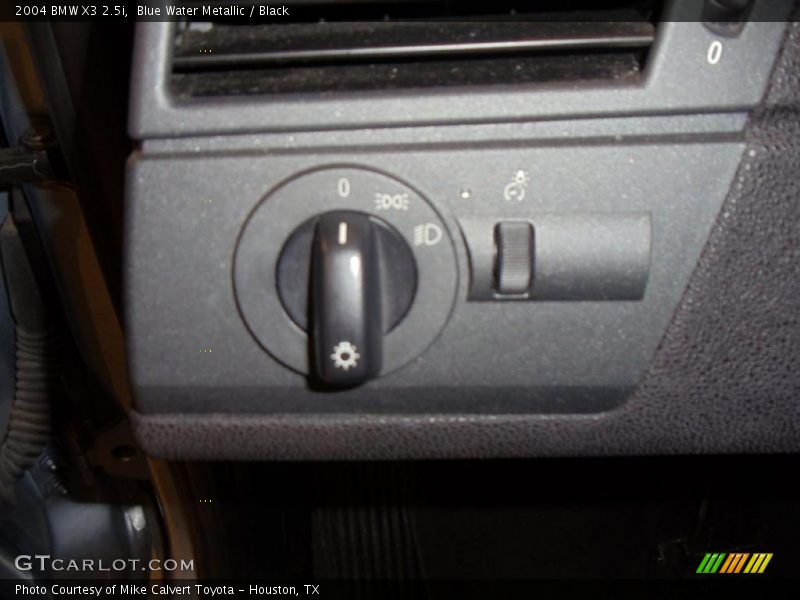 Blue Water Metallic / Black 2004 BMW X3 2.5i