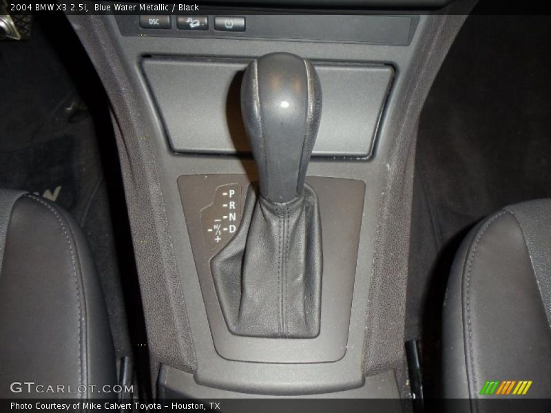 Blue Water Metallic / Black 2004 BMW X3 2.5i