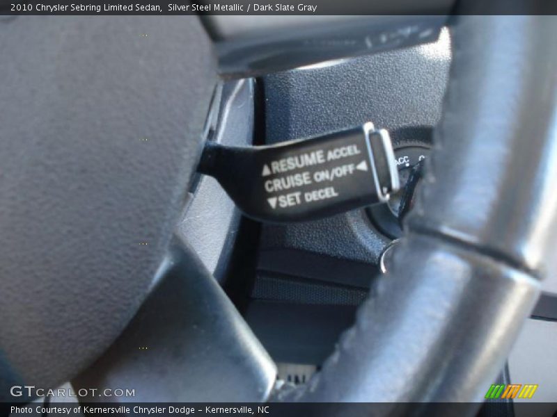 Silver Steel Metallic / Dark Slate Gray 2010 Chrysler Sebring Limited Sedan