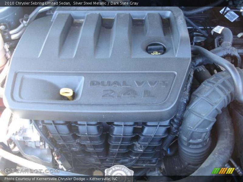 Silver Steel Metallic / Dark Slate Gray 2010 Chrysler Sebring Limited Sedan
