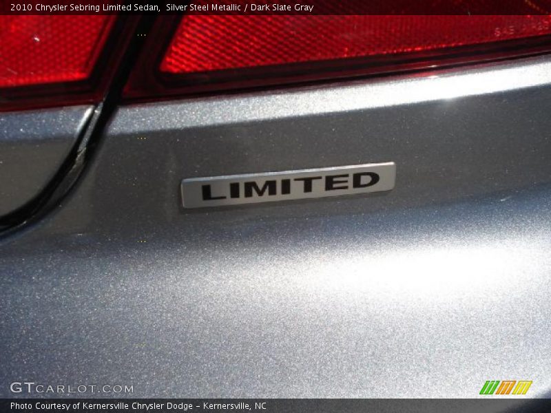 Silver Steel Metallic / Dark Slate Gray 2010 Chrysler Sebring Limited Sedan