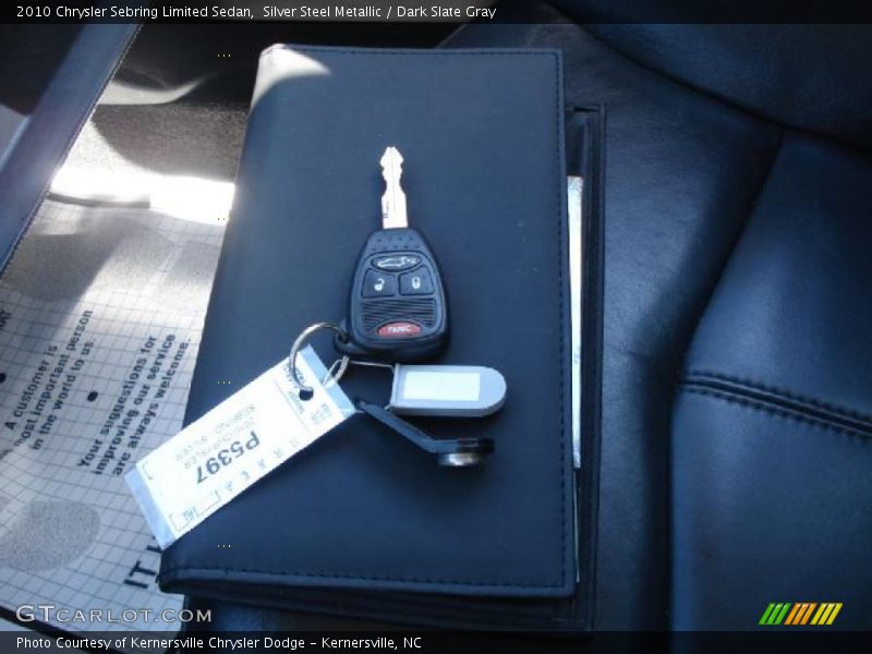 Silver Steel Metallic / Dark Slate Gray 2010 Chrysler Sebring Limited Sedan