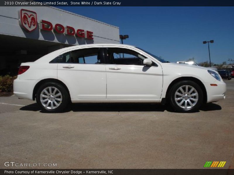 Stone White / Dark Slate Gray 2010 Chrysler Sebring Limited Sedan