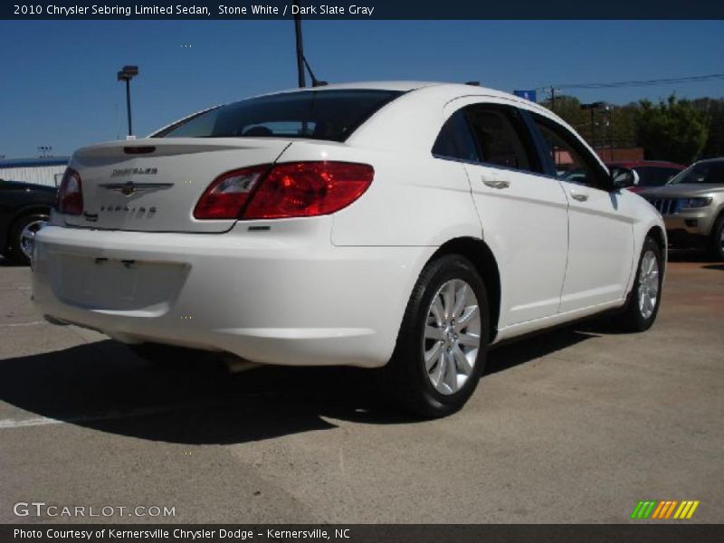 Stone White / Dark Slate Gray 2010 Chrysler Sebring Limited Sedan