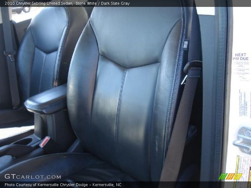 Stone White / Dark Slate Gray 2010 Chrysler Sebring Limited Sedan