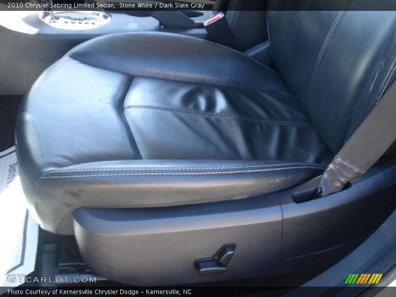 Stone White / Dark Slate Gray 2010 Chrysler Sebring Limited Sedan