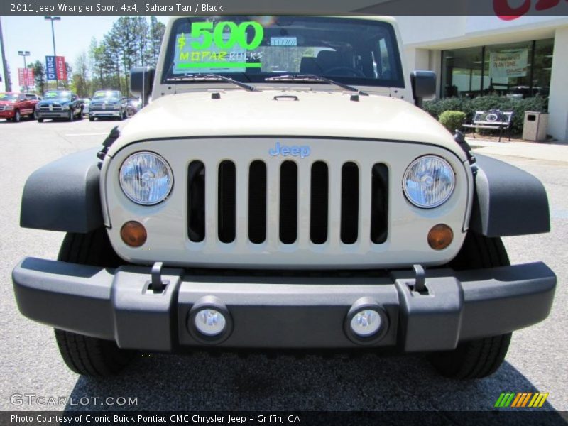 Sahara Tan / Black 2011 Jeep Wrangler Sport 4x4