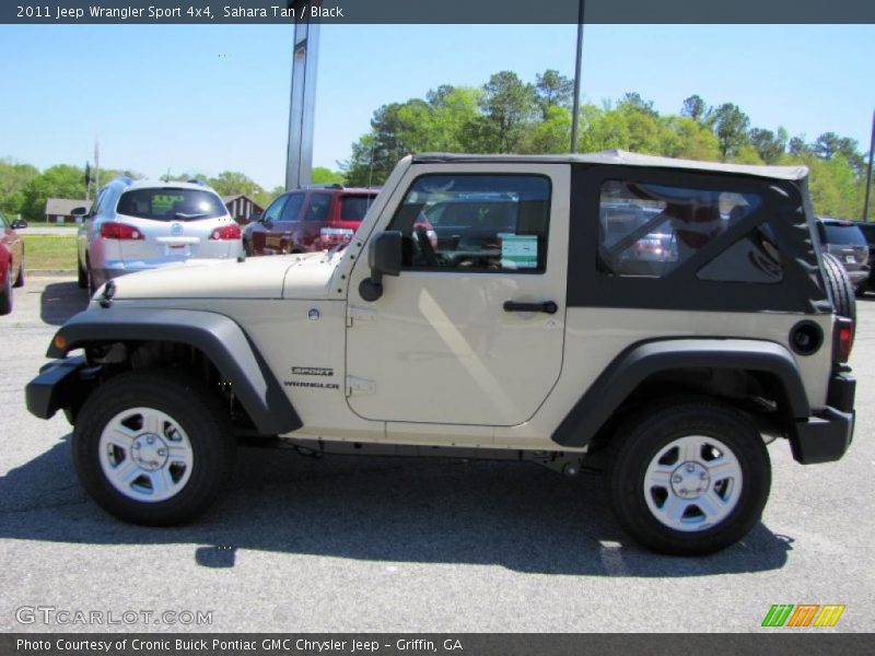 Sahara Tan / Black 2011 Jeep Wrangler Sport 4x4