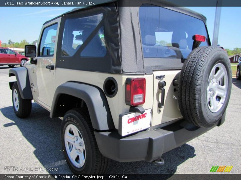 Sahara Tan / Black 2011 Jeep Wrangler Sport 4x4