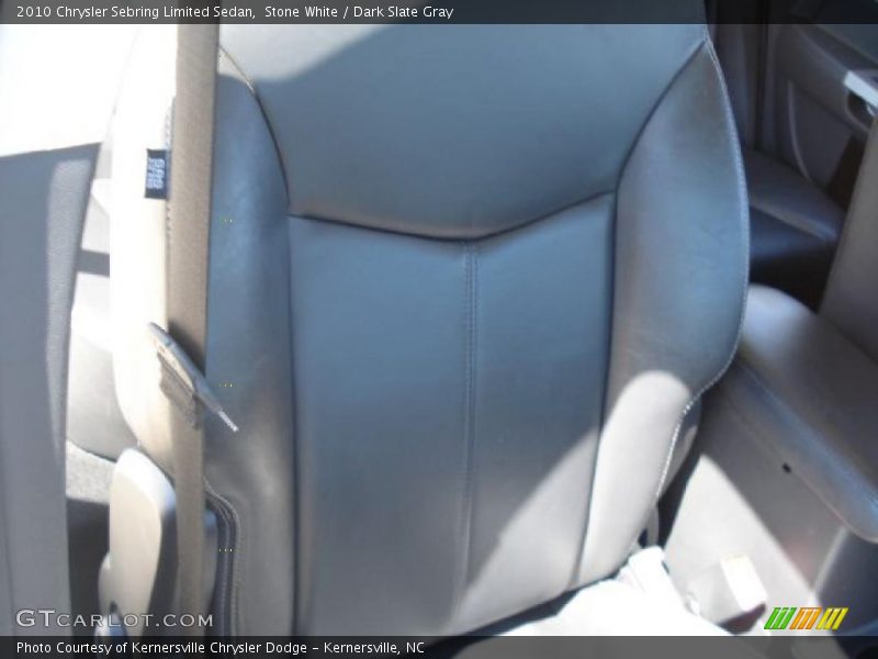 Stone White / Dark Slate Gray 2010 Chrysler Sebring Limited Sedan