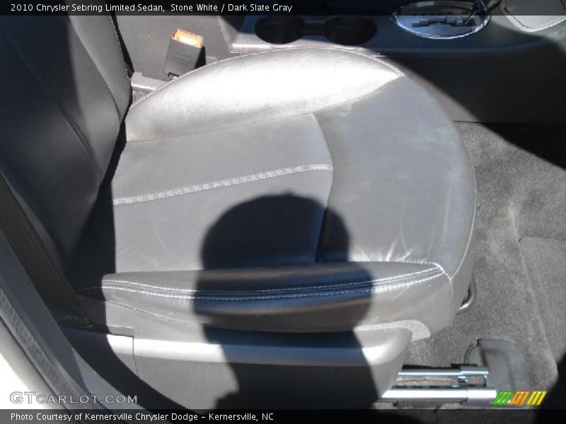 Stone White / Dark Slate Gray 2010 Chrysler Sebring Limited Sedan
