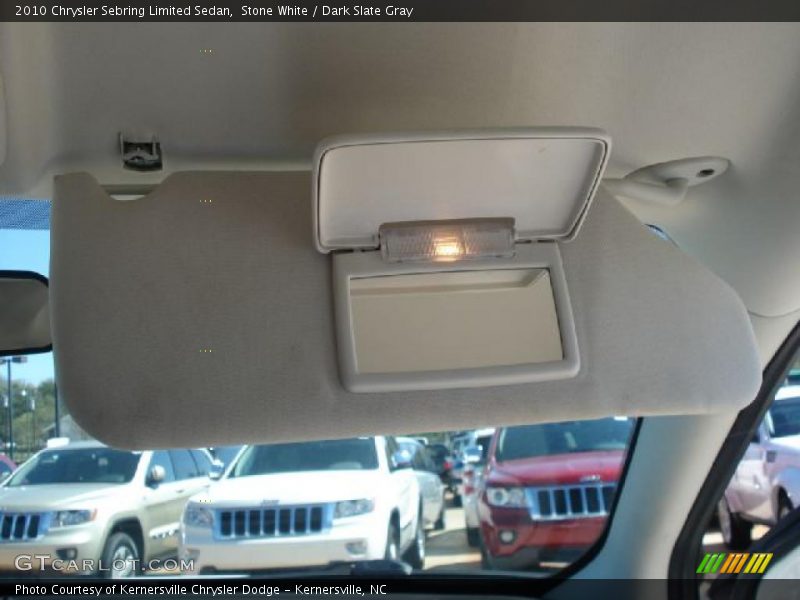 Stone White / Dark Slate Gray 2010 Chrysler Sebring Limited Sedan