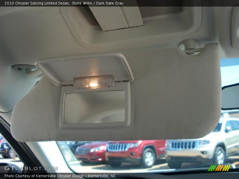 Stone White / Dark Slate Gray 2010 Chrysler Sebring Limited Sedan