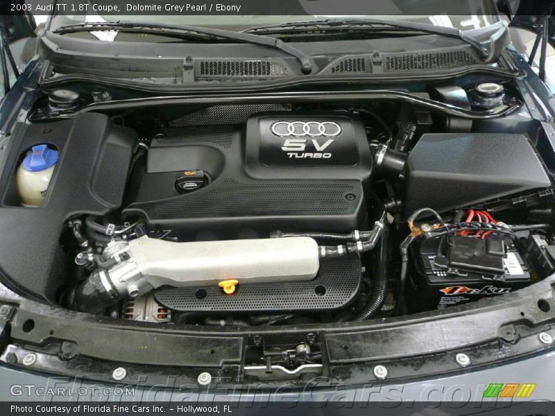 Dolomite Grey Pearl / Ebony 2003 Audi TT 1.8T Coupe