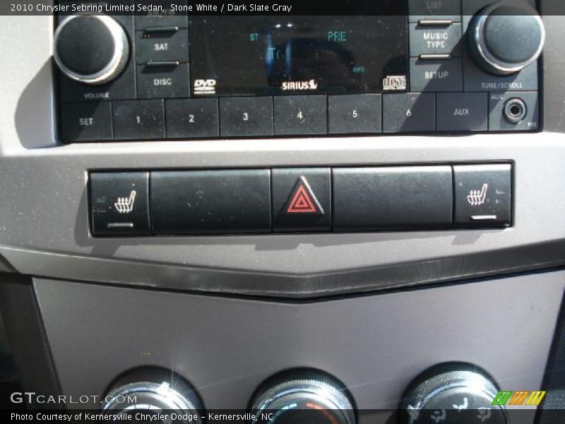 Stone White / Dark Slate Gray 2010 Chrysler Sebring Limited Sedan
