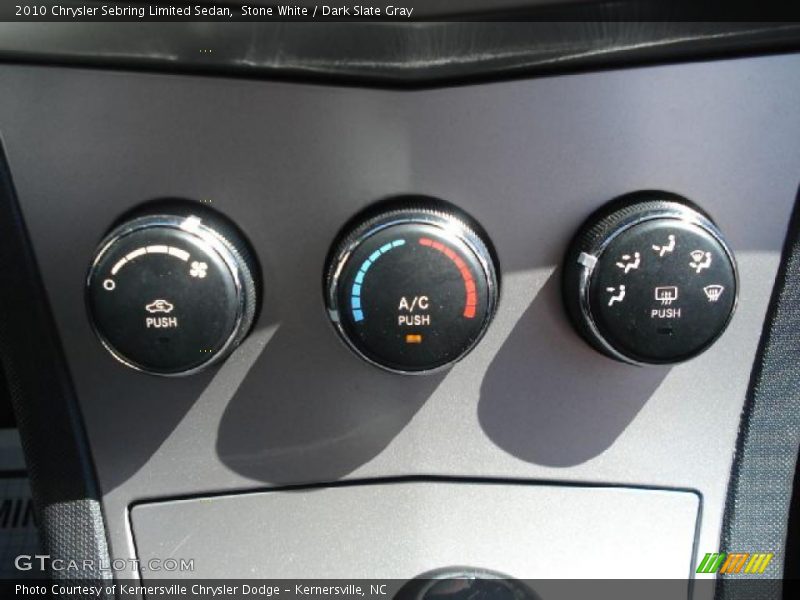 Stone White / Dark Slate Gray 2010 Chrysler Sebring Limited Sedan