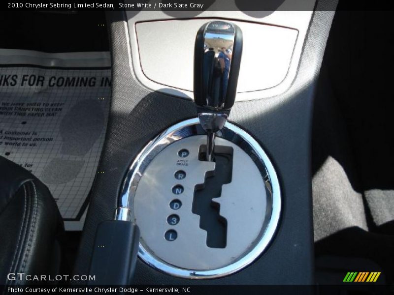 Stone White / Dark Slate Gray 2010 Chrysler Sebring Limited Sedan