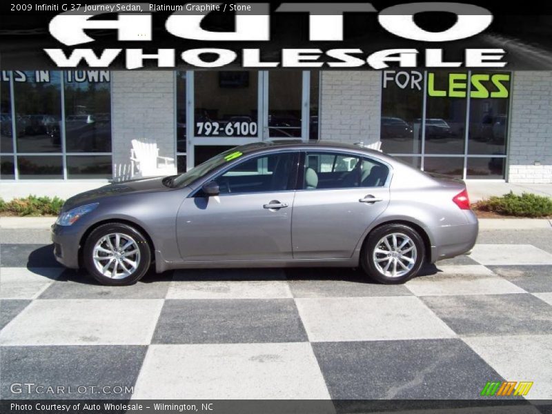 Platinum Graphite / Stone 2009 Infiniti G 37 Journey Sedan