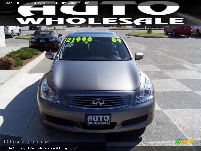 Platinum Graphite / Stone 2009 Infiniti G 37 Journey Sedan