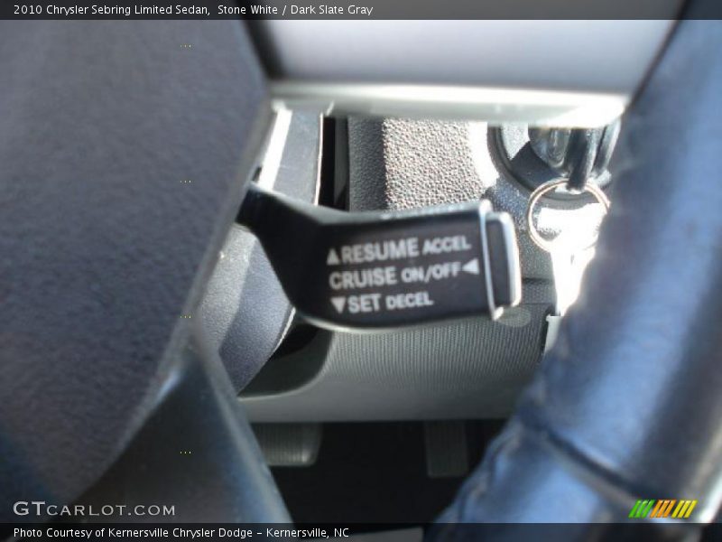 Stone White / Dark Slate Gray 2010 Chrysler Sebring Limited Sedan